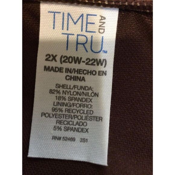 Time & Tru Snake Print Bikini Bottom X 24-26 Tan - Picture 3 of 3